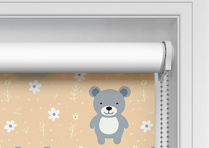 Teddy Trails, Cream - Twist&Fit Roller Blind - Image 10